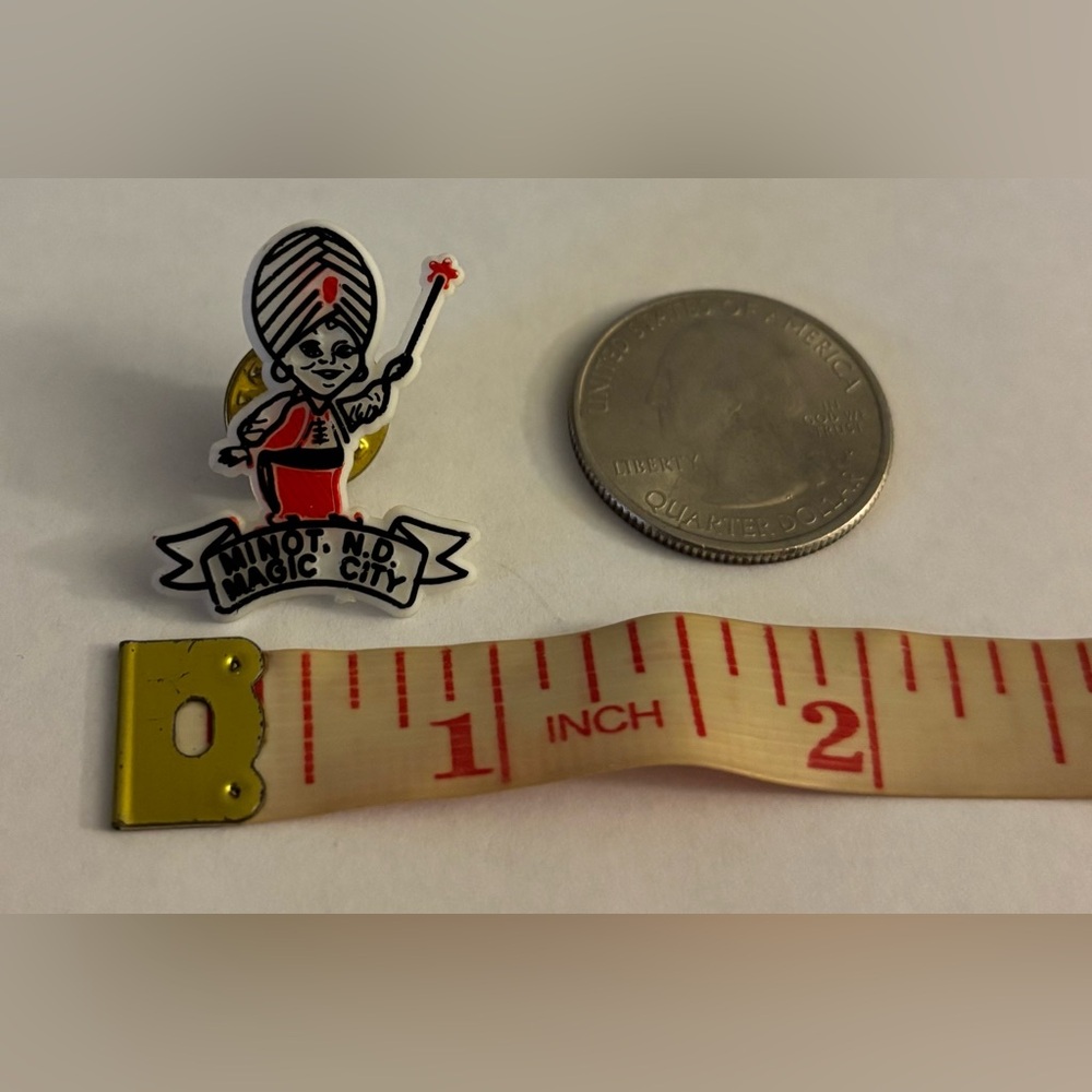 Magic City Minot ND Enamel Pin
